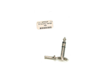 1/4" Stereo Plug - Metal Right Angle