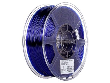 eSun 1.75mm PETG Translucent Blue Filament - 1kg Spool