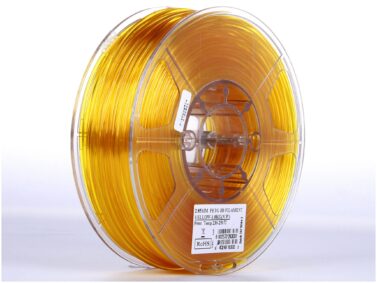 eSun 1.75mm PETG Translucent Yellow Filament - 1kg Spool