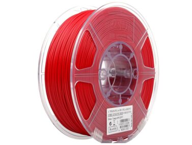 eSun 1.75mm ABS+ Fire Engine Red Filament - 1kg Spool