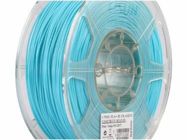 eSun 1.75mm PLA+ Light Blue Filament - 1kg Spool