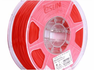 eSun 1.75mm PLA+ Red Filament - 1kg Spool