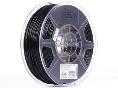 eSun 2.85mm PLA+ Black Filament - 1kg Spool