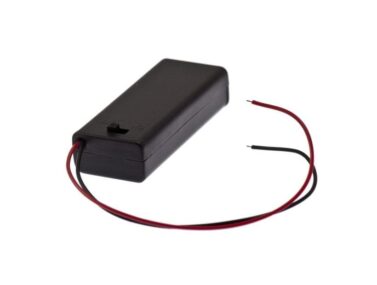 2 x AAA Battery Holder with Cover and Switch