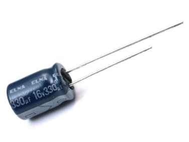 330&micro;F 16V Electrolytic Capacitor
