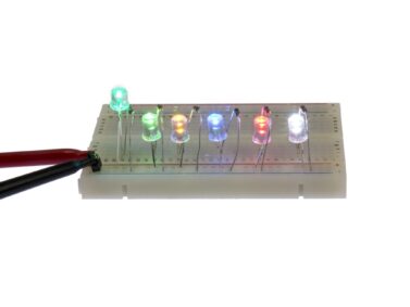 Super Bright 5mm Clear Wide-Angle LED Bundle