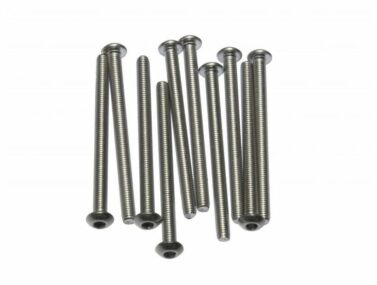 M3x40mm Allen HexButton Head Steel Screws, 10 pcs