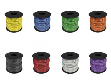 GroovyNoodle Silicone Jacketed Wire 50M Large Spool - 8 pack
