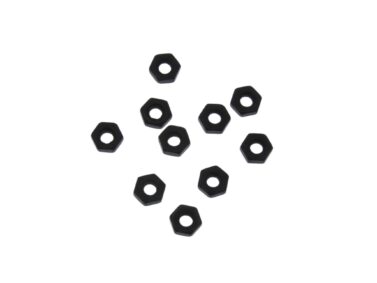 M2 Black Steel nut, 10 lot