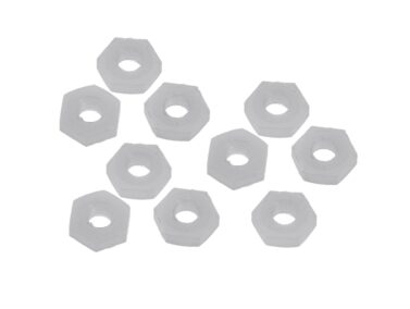 M2.5 Nylon Nut, 0.45mm Pitch, 10 lot