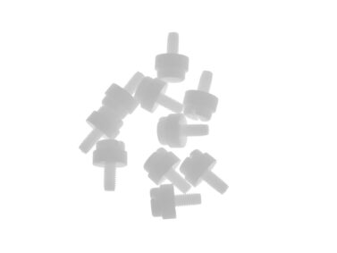 M3 x .5 X 6MM Slotted Thumb Nylon Screw, 10 Pack