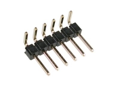 Male Strip Pins - 6 per (Right Angle)