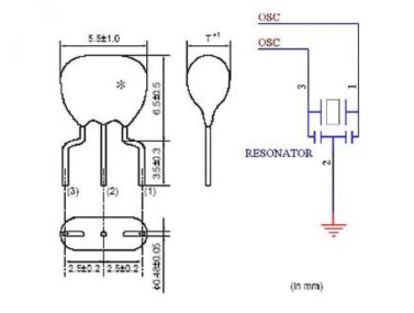 4 MHz Ceramic Resonator