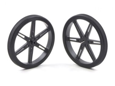 Pololu 80x10mm Black Wheel Pair
