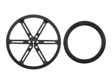 Pololu 90x10mm Black Wheel Pair