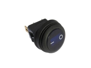 12V 6A ON/OFF Water Resistant Rocker Switch in Blue