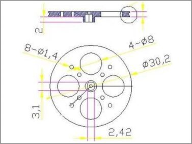 GM23 Motor Brackets & 32mm Wheels