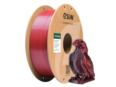 eSun ePLA-Silk Magic, 1.75mm, BLACK/RED, 1Kg/roll