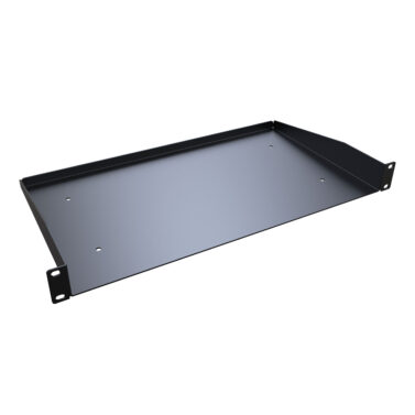 Fixed Steel Universal Rack Shelf, Matte Black – Hammond Manufacturing, RASU190110BK1