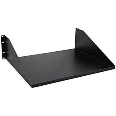 Fixed Steel Universal Rack Shelf, Matte Black – Hammond Manufacturing, RASUL190514BK1