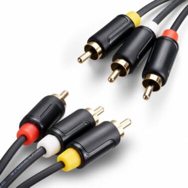 3-RCA Plugs to 3-RCA Plugs, Premium Component Video Cable, Gold 50ft