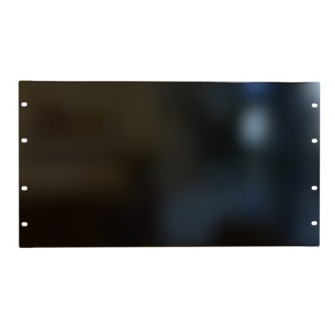 6U Formed Steel Rack Panel, Matte Black – Hammond Manufacturing, PBFS19010BK2