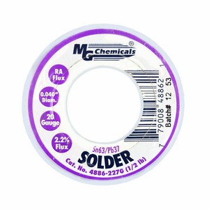 Rosin Core Solder 63/37 - 1.6mm, 227g Roll
