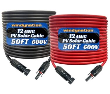 DC Power Cable Pair (LV), 12AWG - Red/Black, SOLD/M