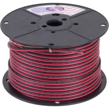 Zip Wire (Pair), 12AWG - Red/Black, 25' 63x30
