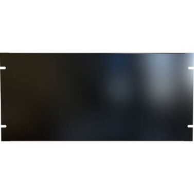 5U Flat Steel Rack Panel, Matte Black – Hammond Manufacturing, PBPS19008BK2