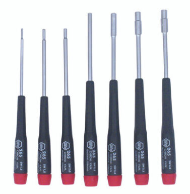 Screwdriver Set Hex - Metric, 0.7 - 3.0, 7pcs