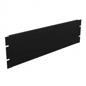 3U Formed Steel Rack Panel, Matte Black - Hammond Manufacturing, PBFS19005BK2