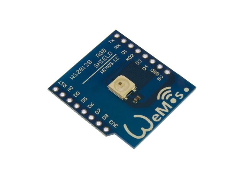 WeMos WS2812B RGB LED Shield für D1 mini intelligent control light source QITA 