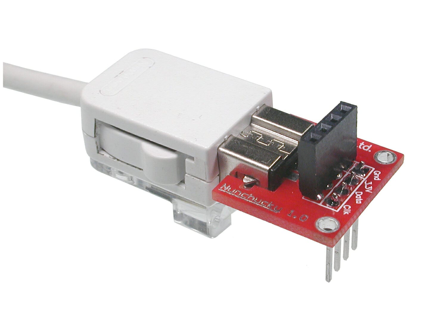Geestig Korting Bermad NunChucky Wii Nunchuck I2C Breakout Adapter - Solarbotics Ltd.