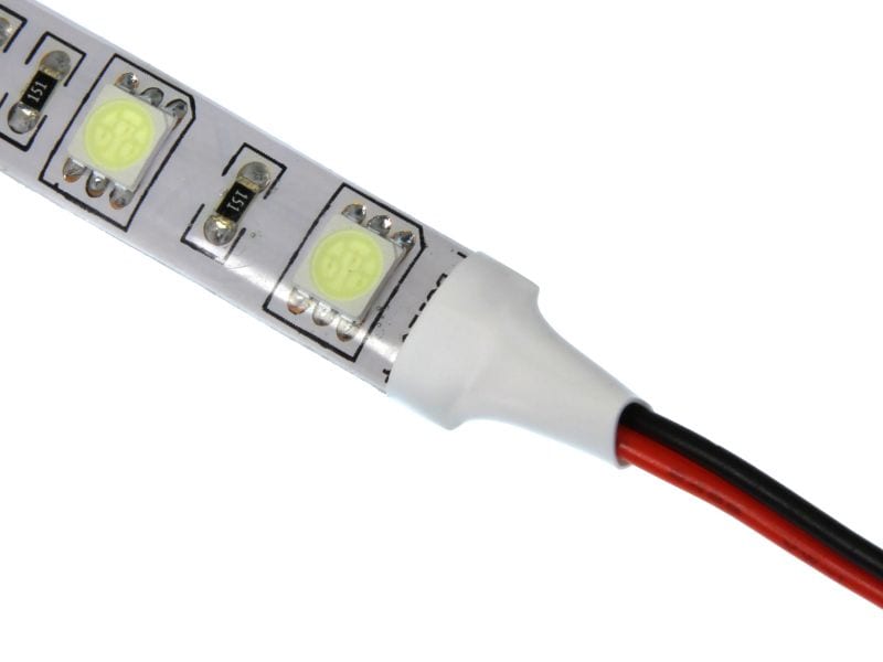 12V Cold White LED Strip (1m) - Solarbotics Ltd.
