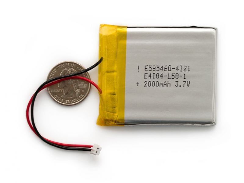 Inocencia Cobertizo Bajo mandato Lithium Polymer Battery - 2000mAh (Lipo) - Solarbotics Ltd.