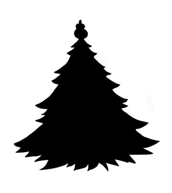 christmas-tree-silhouette-vector